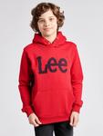 Детский хлопковый худи с забавным принтом Lee, Red - фото