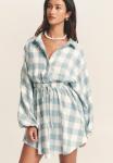 Платье ST MRLO SHAUNA MINI, Mineral Check/Turquoise - фото 5