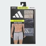 Боксеры Adidas Microfiber 3-Pack Boxer Briefs, цвет Beige/Carbon/Onix - фото 5