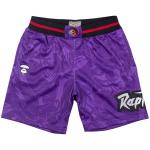 Шорты BAPE x Mitchel & Ness Toronto Raptors, фиолетовые - фото