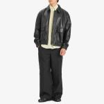 Куртка-Бомбер из кожи Piston Studio Nicholson, черный - фото 4