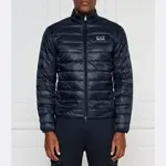 Пуховик стандартного кроя Ea7, синий - фото