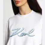 Толстовка обычного кроя Karl Lagerfeld, белый - фото 3