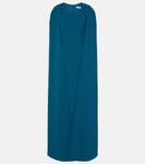 Платье из крепа с накидкой Cinza Safiyaa, Poseidon - фото