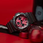 Часы CASIO G-Shock Analog-Digital 'Black Red', красный - фото 3