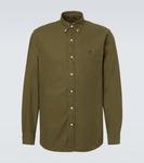 Хлопковая рубашка Polo Ralph Lauren, New Olive - фото