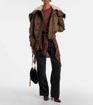 Куртка-бомбер с капюшоном elisa Marant Etoile, Khaki - фото 2