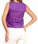 Плиссированный топ Davis в ярко-фиолетовом TCEC - фото 2