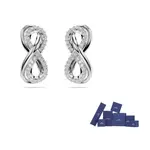 Серьги-гвоздики Hyperbola Swarovski - фото