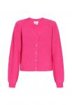 Вязаный кардиган IZIA, розовый - фото