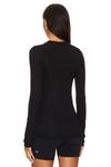 Топ Splits59 Louise Rib Long Sleeve, черный - фото 3