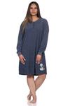 Ночная рубашка NORMANN Frottee, синий - фото 2