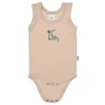 Боди Liliput «Динозавры», 2 шт. в упаковке, с милым принтом спереди, бежевый - фото 3