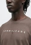 Футболка Tommy Jeans LINEAR LOGO TEE, Black Walnut/Brown - фото 6