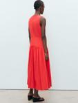 Макси платье MANGO GILDA, bright red - фото 6