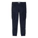 Брюки Name It Bamgo Regular Fitted Twill Long, синий - фото