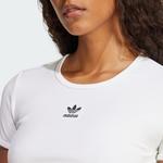 Футболка Adidas Essentials Ribbed Tee, белый - фото 5