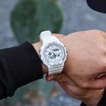 Disney Часы Mickey Series Quartz Movement Resin Strap Watch Unisex Silver Dial - фото 5