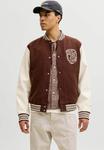 Куртка Jack & Jones Bomber Jacket, Deep Mahogany/Brown - фото 3