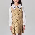 Детское платье beige MLB KIDS, бежевый - фото 5