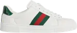 Кроссовки Gucci Wmns Ace 'White Green Red', белый - фото