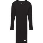 Alexander Wang Длинное платье с рукавами женское черное - фото