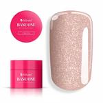 Base One Shimmer Peach Builder Gel 15 г для ногтей Silcare - фото