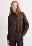 Блуза GANT CLASSIC SHIRT, Deep Brown/Dark Brown - фото