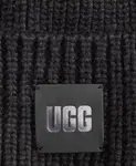 Мужская шапка-бини с рельефной резинкой Ugg, черный - фото 3