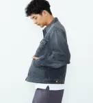 Джинсовая куртка Wrangler ОРИГИНАЛ, США 24MJZ, цвет Black Denim - фото 3