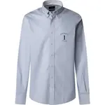 Рубашка с длинным рукавом Hackett Heritage Fine, синий - фото