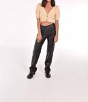 Chunky Knit Cropped Sweater In Butter Et Clet, Butter - фото 3