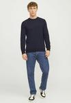 Джемпер JJEGLOBE KNIT CREW NECK Jack & Jones, синий деним - фото 5