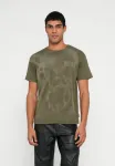 Футболка с принтом «норм» Diesel, Olive - фото
