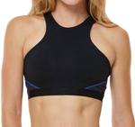 Спортивный бюстгальтер Cyberia Low Impact черного цвета Shape Active - фото