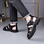 Пляжные сандалии мужские черный Luomaike - фото 6