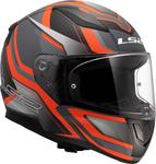 Шлем LS2 ff353 rapid ii flitz, Grey Matt/Orange - фото 7