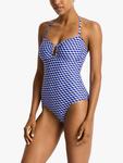 Купальник Solara U Bar Bandeau Sea Level, Blue/Multi - фото 6