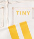 Брюки из полосатого хлопкового твила Tinycottons, Off-White - фото 3