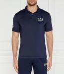 Поло EA7 Regular Fit, темно-синий - фото