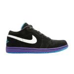 Кроссовки Air Jordan 1 Phat Low 'Vivid Blue', черный - фото