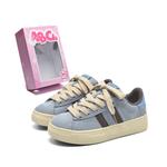 Кроссовки ABCIO Skateboarding Shoes Women's Low-top, бежевый/синий - фото 2