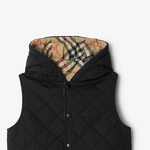 Детский жилет Burberry, априкот - фото 10