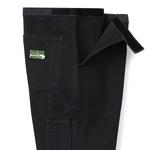 Брюки плотника Brain Dead Washed из жесткого/мягкого материала, черные - фото 3