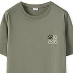 Футболка с вышитой анаграммой Loewe, зеленый - фото 5