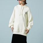 GUCCI Толстовка Women's Ecru с капюшоном Moderate Regular - фото 5