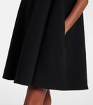 Анаграмма мини-платье из хлопковой смеси Loewe, черный - фото 5