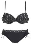 LASCANA Балконет бикини в черном цвете - фото