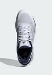 Кроссовки Adidas Performance CRAZYQUICK , Cloud White Silver Metallic Dark Blue/White - фото 3