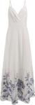 GUESS Женское платье Blanche Place Embro Long, Pure White - фото
